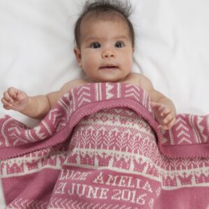 Kensington Personalised Cashmere Baby Blanket