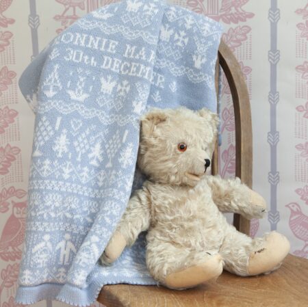 Bure Personalised Cashmere Cotton Baby Blanket