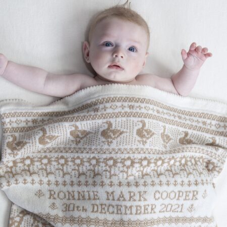 Tas Cashmere Cotton Baby Blanket